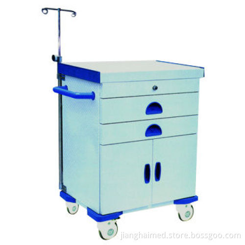 First aid cart, made of EPC steel, with coating, CE/ISO 9001 and 13485 certified